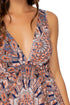 Luli Fama La Reina Del Sur V Neck Short Dress